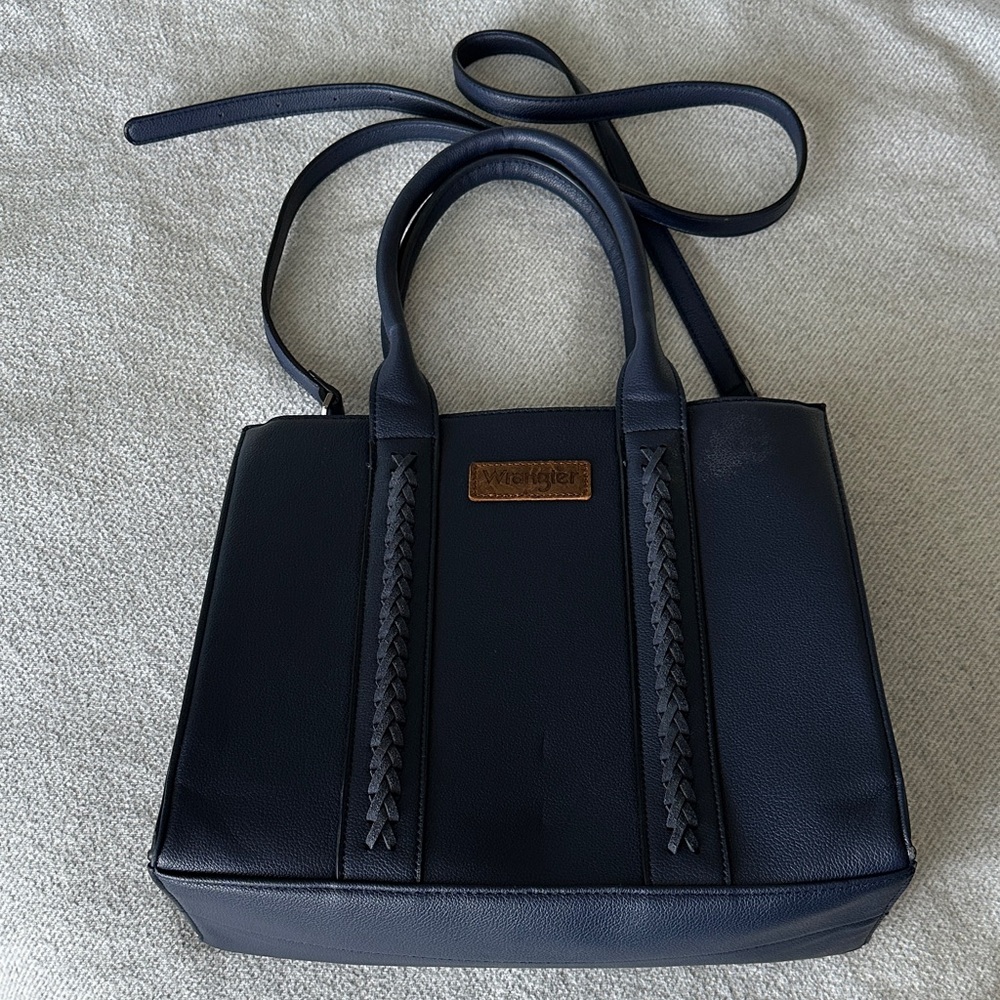 Wrangler Navy Tote Purse